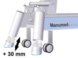 Zeige Details für Erhöhung für Liegen (30mm) neue Modelle Manumed, + Gynosatz - für: 1550810 / 1550805 / 3xxx028 Bild von Erhöhung für Liegen (30mm) neue Modelle Manumed, + Gynosatz - für: 1550810 / 1550805 / 3xxx028