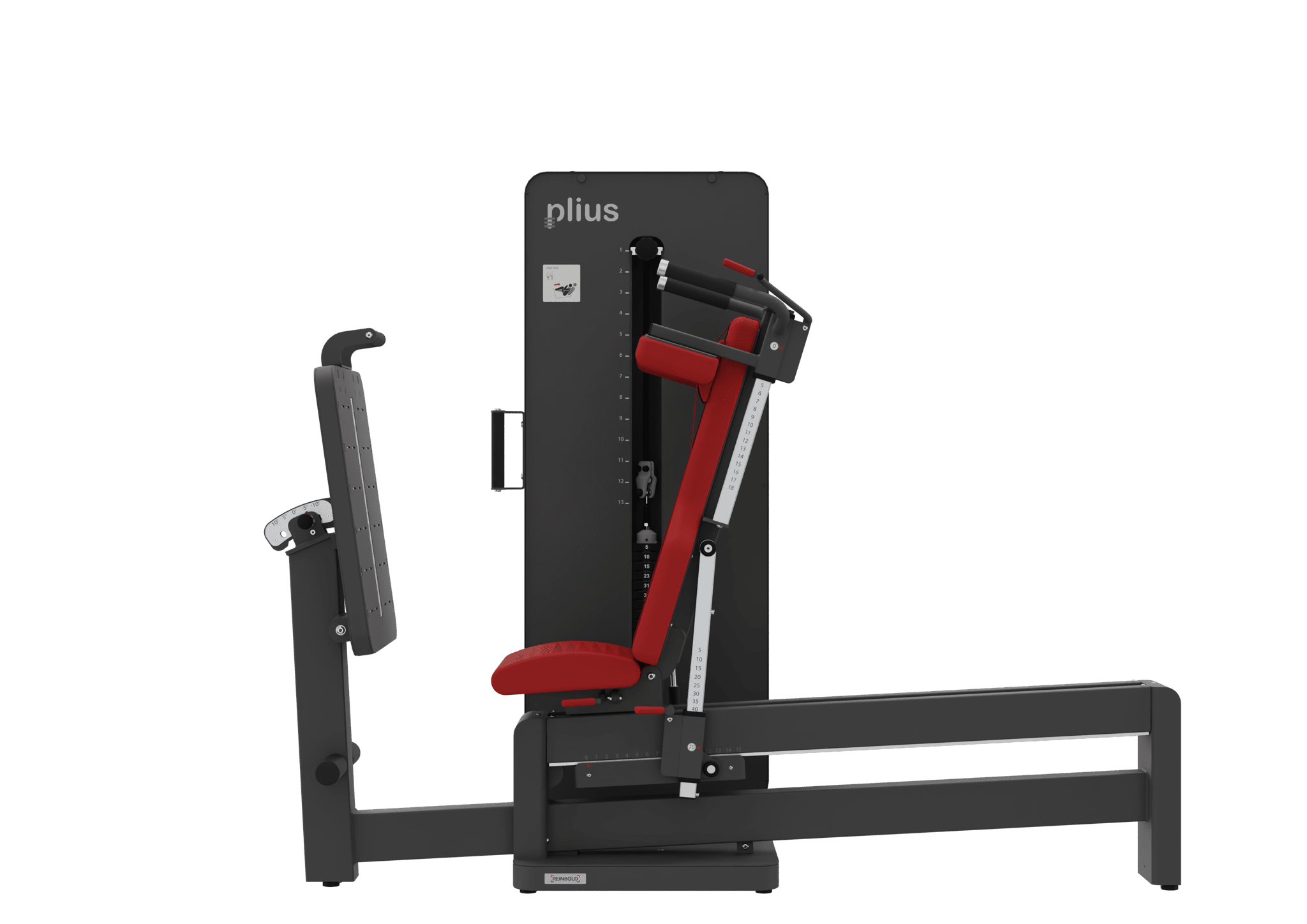 Bild von plius® Funktionsstemme Monitor MD, 165kg/200kg nach Wahl