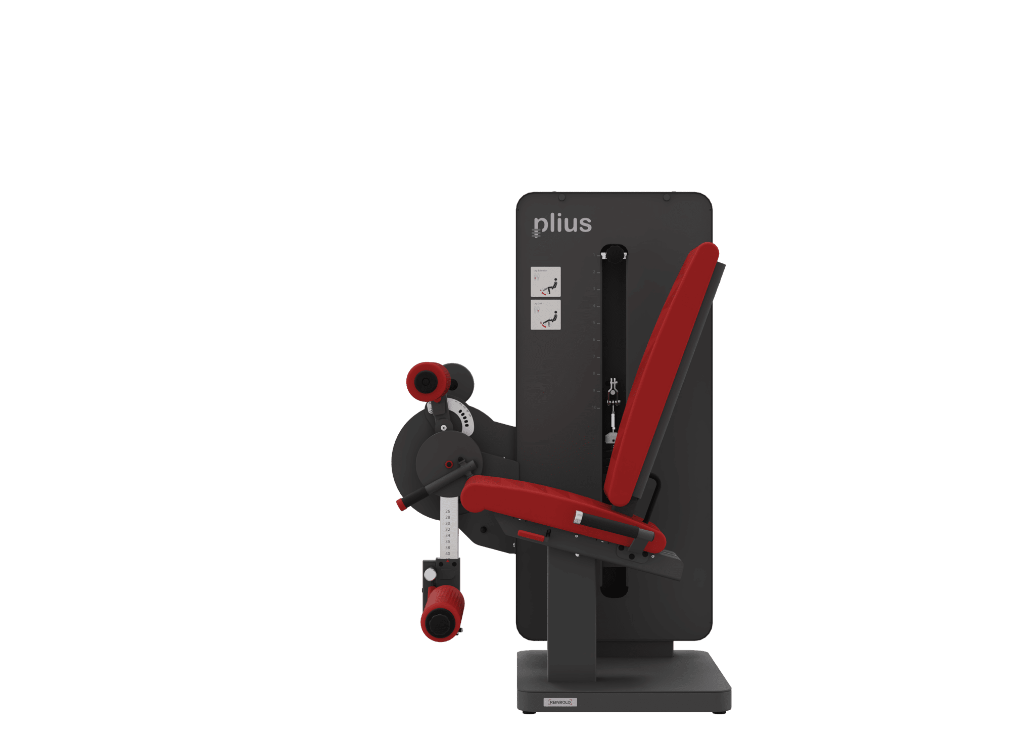 Bild von plius® Beinbeuer/Beinstrecker Monitor MD