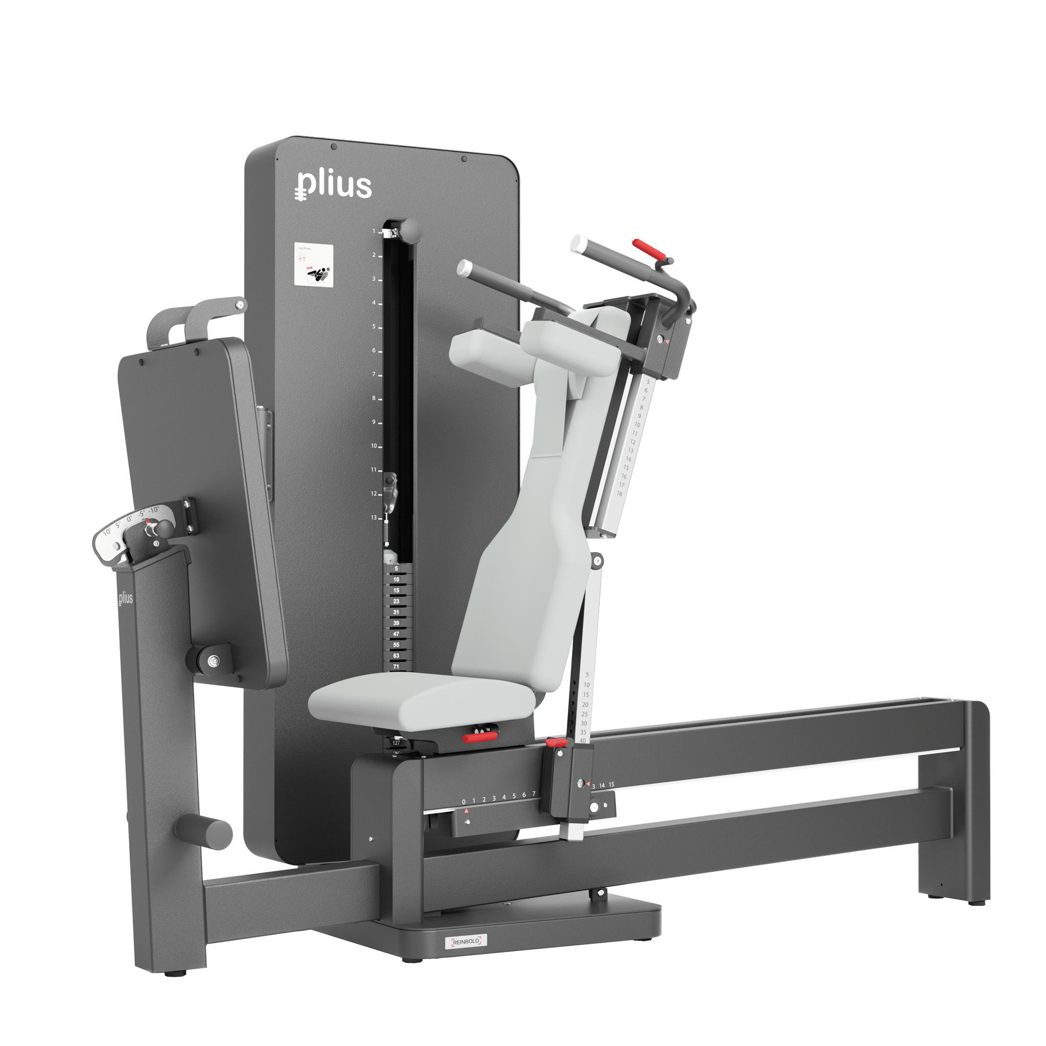 Bild von plius® Funktionsstemme Monitor MD, 165kg/200kg nach Wahl