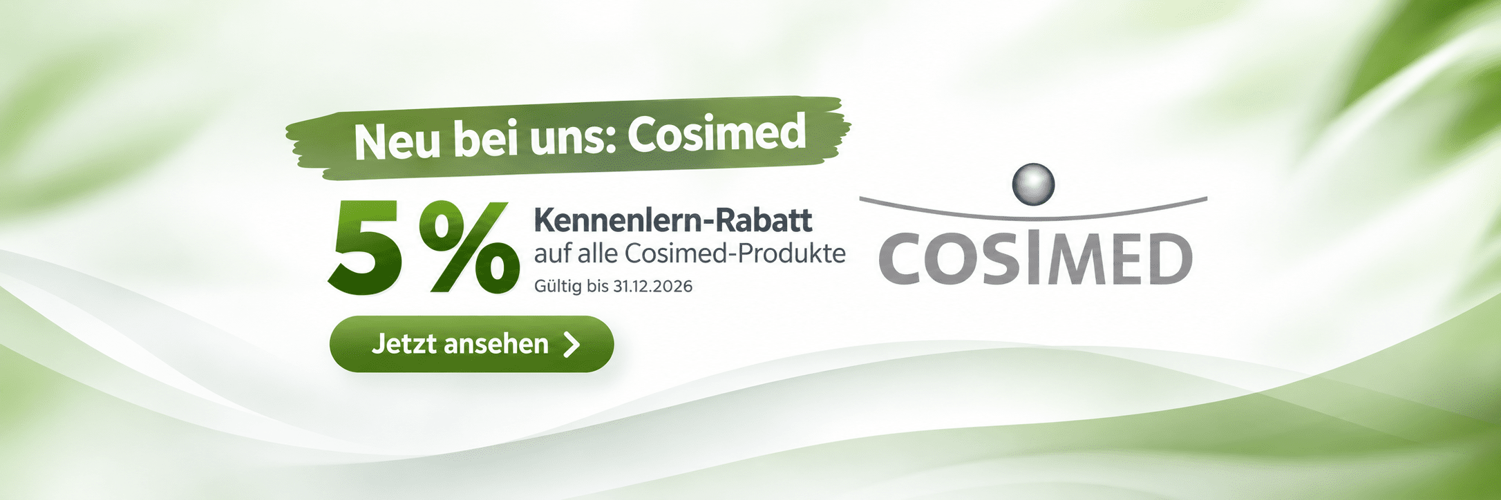 Cosimed neu bei Medcompany, 5 % Kennenlern-Rabatt bis 31.12.2026