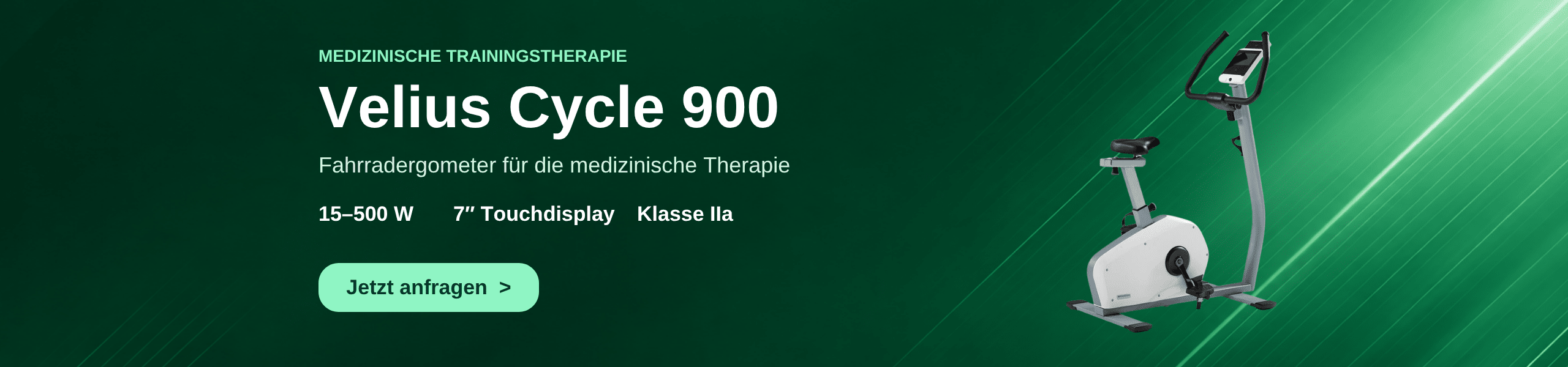 Velius Cycle 900 – Fahrradergometer für die medizinische Therapie